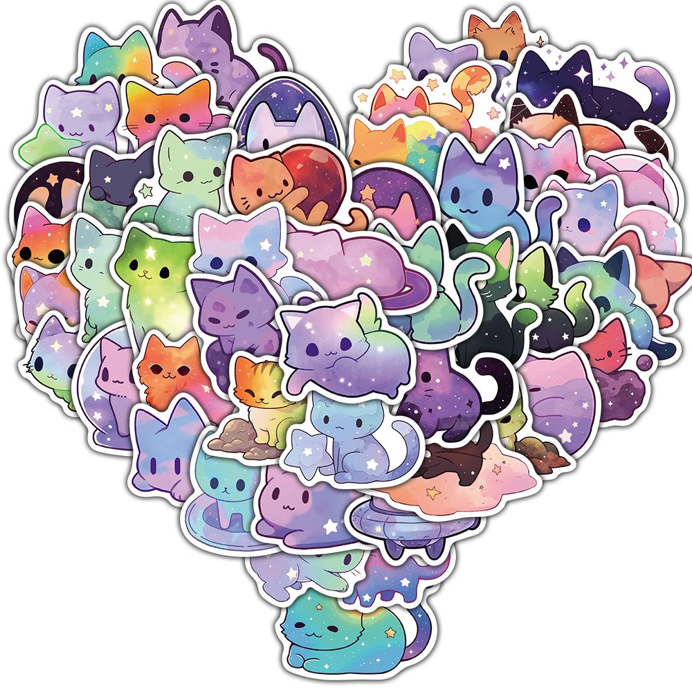 50/100PCS Starry Sky Cats Stickers Cartoon Laptop Scrapbook Phone Fridge Bike Phone Notebook DIY Waterproof Cute Sticker Decals
50/100PCS Starry Sky Cats Stickers Cartoon Laptop Scrapbook Phone Fridge Bike Phone Notebook DIY Waterproof Cute Sticker Decals
