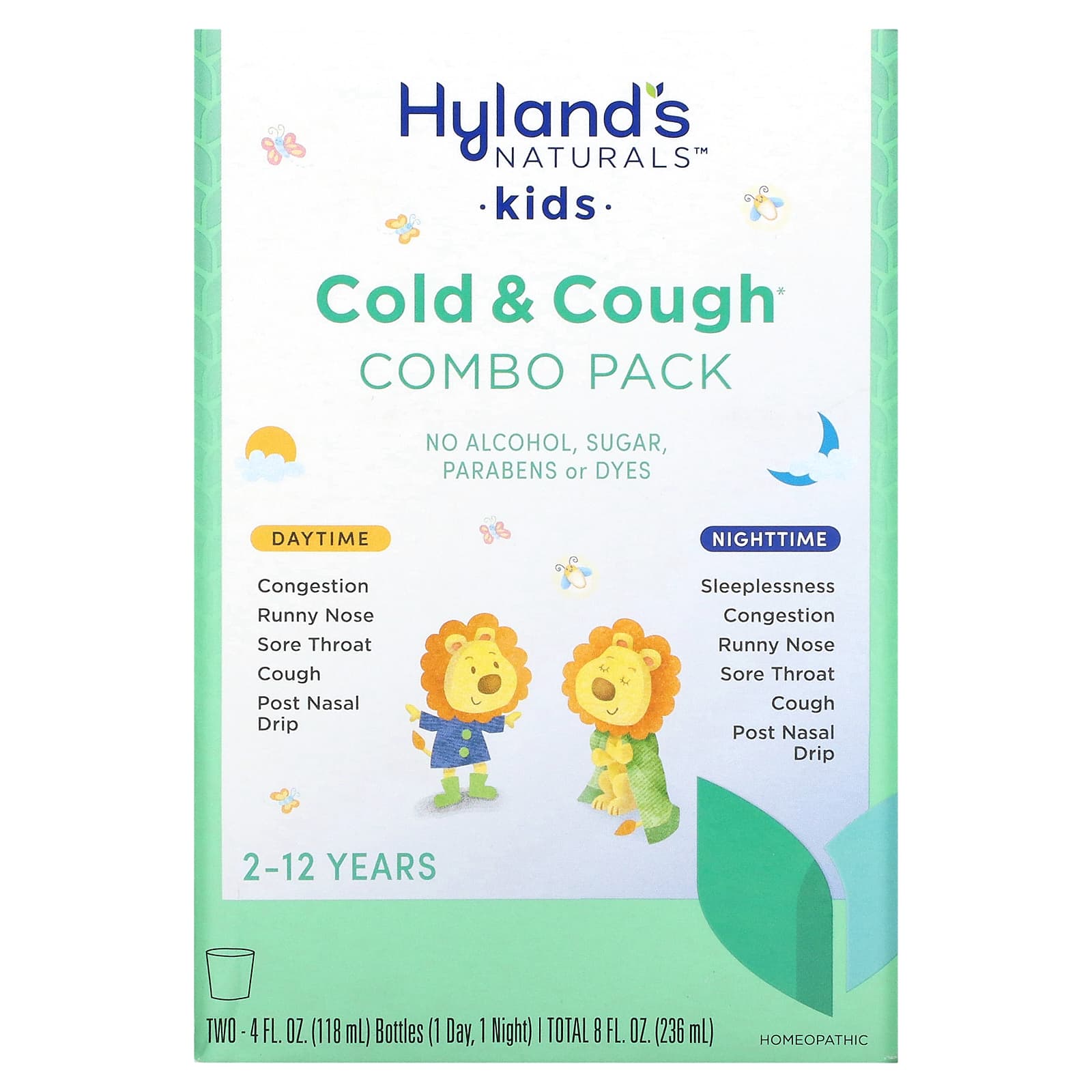Hyland s Naturals, дитячий сироп для лікування нежиті та застуди, день/ніч, вік 2–12 років, 2 пляшки, 4 рідких унції (118 мл) За пляшку
Hyland s Naturals, дитячий сироп для лікування нежиті та застуди, день/ніч, вік 2–12 років, 2 пляшки, 4 рідких унції (118 мл) За пляшку