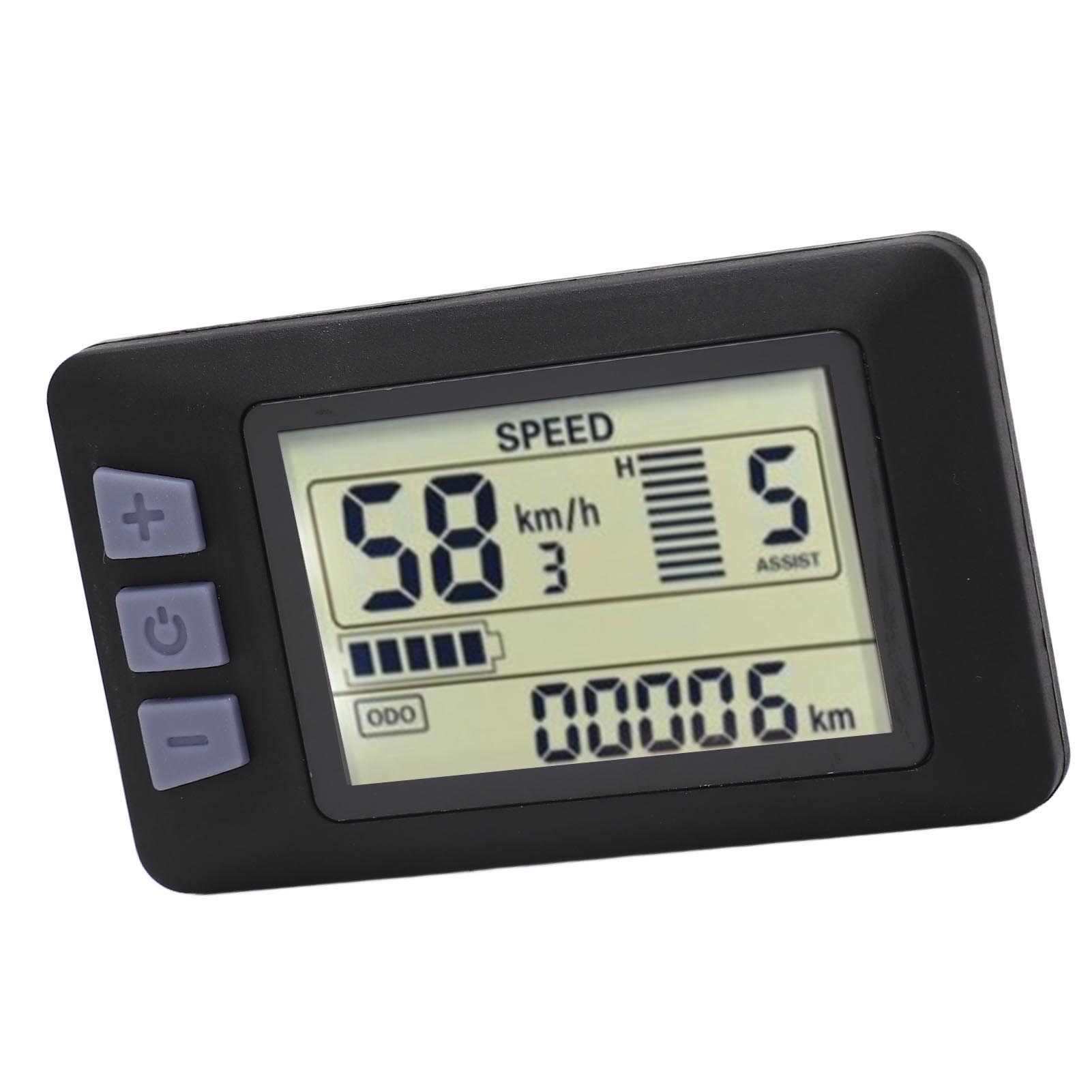 P3H Electric Bike LCD Display Panel 24V 36V 48V 60V with 6PIN Waterproof Wire For Electric Bicycle Electric Scooter
P3H Electric Bike LCD Display Panel 24V 36V 48V 60V with 6PIN Waterproof Wire For Electric Bicycle Electric Scooter