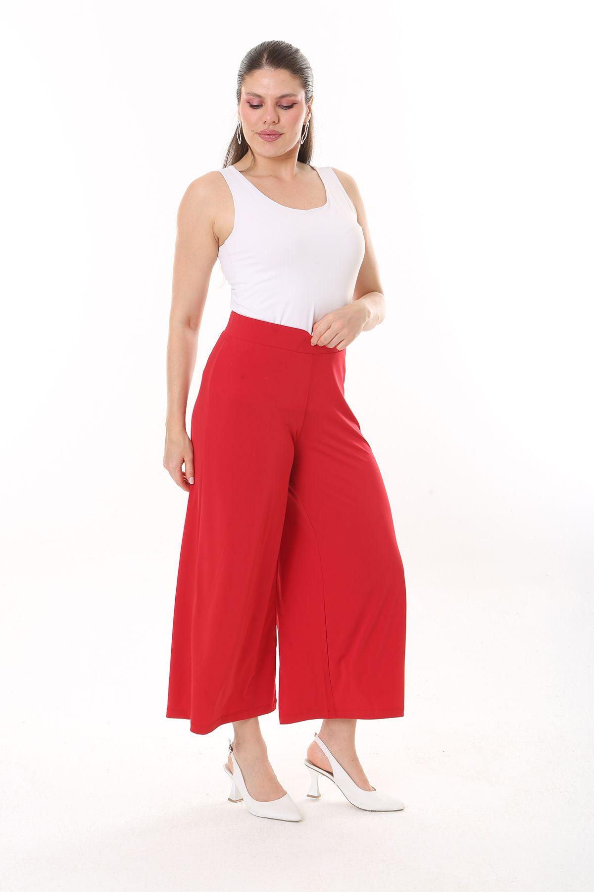 Women s Style Plus Size Pants Large Size Red Wide Leg Elastic Waist Lycra Sandy Fabric Trousers 65N37443 L/XL
Women s Style Plus Size Pants Large Size Red Wide Leg Elastic Waist Lycra Sandy Fabric Trousers 65N37443 L/XL