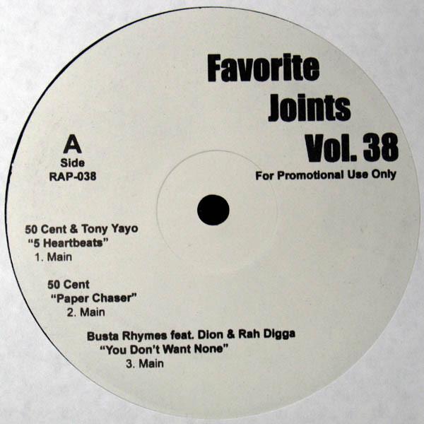 12inch Record VARIOUS - Favorite Joints Vol. 38 RAP038 Favorite Joints 2006 US Rap & Hip-Hop/R&B Used
12inch Record VARIOUS - Favorite Joints Vol. 38 RAP038 Favorite Joints 2006 US Rap & Hip-Hop/R&B Used