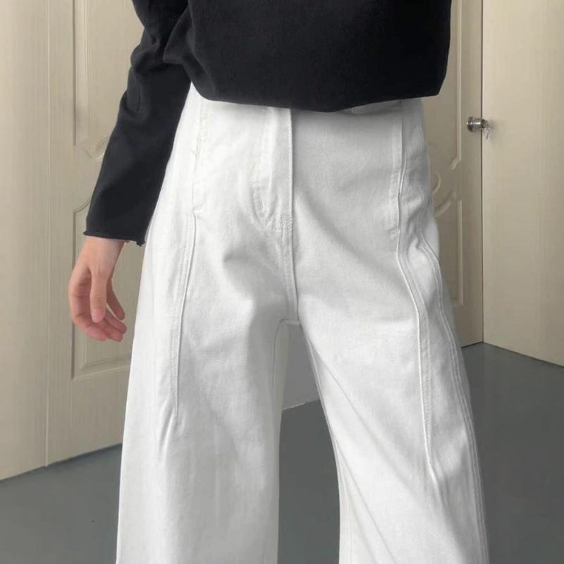 White Scimitar Jeans New Autumn and Winter High Waist Loose Sycamore Pants Wide Leg Banana Sickle Pants S белый
White Scimitar Jeans New Autumn and Winter High Waist Loose Sycamore Pants Wide Leg Banana Sickle Pants S белый