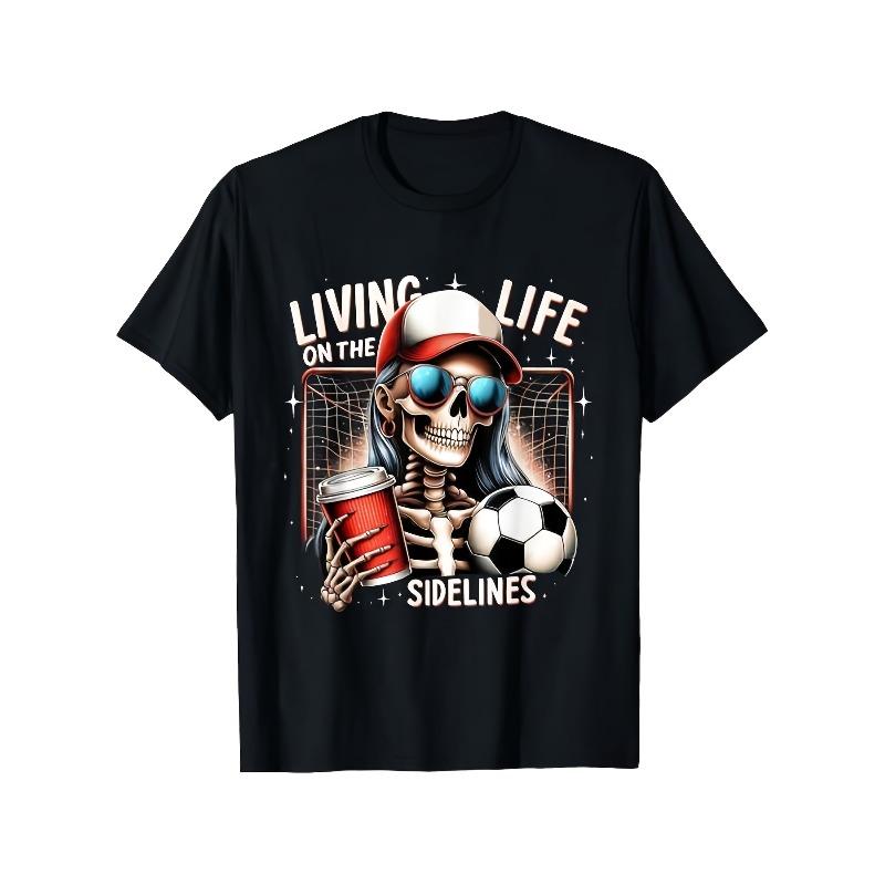European sizes Men Durable Hot Transfer Print Comfortable Casual Round Neck Short Sleeve Tee for SoccerDads Bi 4XL чорний
European sizes Men Durable Hot Transfer Print Comfortable Casual Round Neck Short Sleeve Tee for SoccerDads Bi 4XL чорний