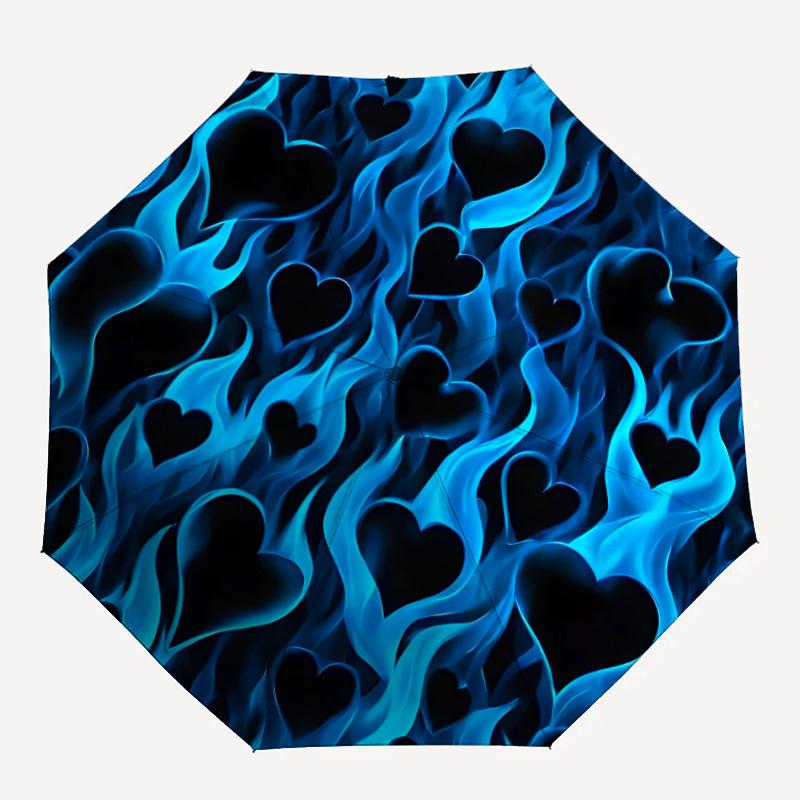 1pc Flame Heart Pattern Automatic Open/Close Umbrella with Windproof, 8-Rib Sturdy Canopy, , Outdoor Accessory, Ideal for Gifts yy251117117
1pc Flame Heart Pattern Automatic Open/Close Umbrella with Windproof, 8-Rib Sturdy Canopy, , Outdoor Accessory, Ideal for Gifts yy251117117