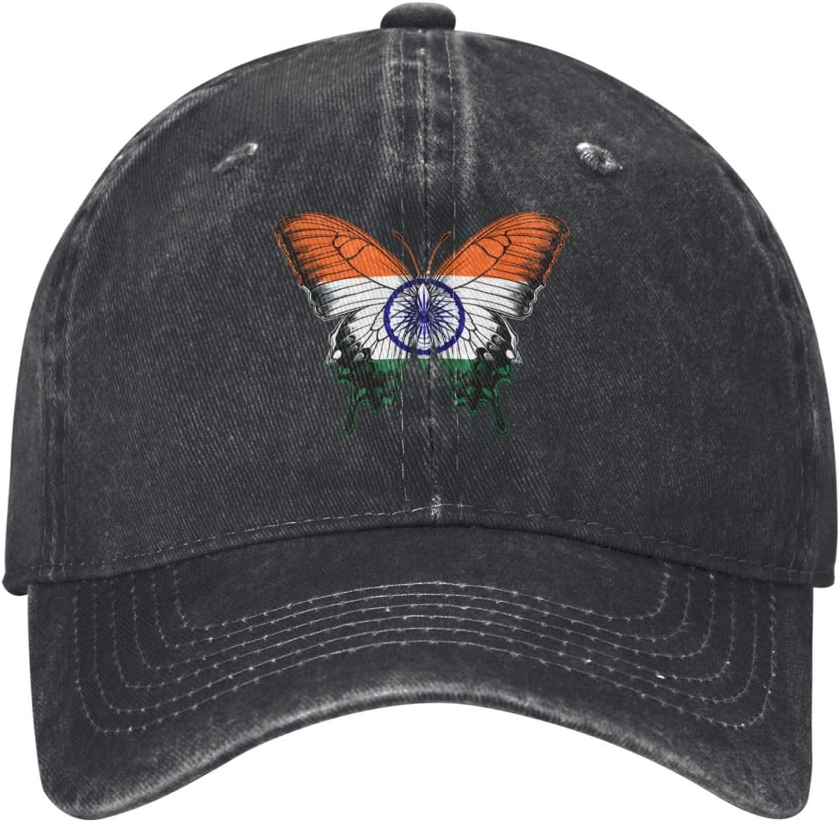 India Flag Butterfly Baseball Cap Washed Adjustable Low Profile Unstructured Cotton Dad Hat Unisex One Size чёрный
India Flag Butterfly Baseball Cap Washed Adjustable Low Profile Unstructured Cotton Dad Hat Unisex One Size чёрный