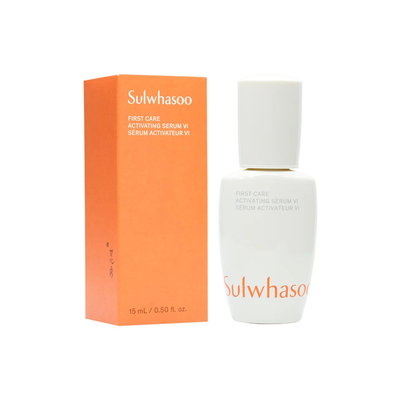 Sulwhasoo First Care Activating Serum VI 15мл*2шт, Укрепляющий, осветляющий, увлажняющий, смягчающий морщины, Увлажняющий, Корейская косметика, Kbeauty, пробник
Sulwhasoo First Care Activating Serum VI 15мл*2шт, Укрепляющий, осветляющий, увлажняющий, смягчающий морщины, Увлажняющий, Корейская косметика, Kbeauty, пробник