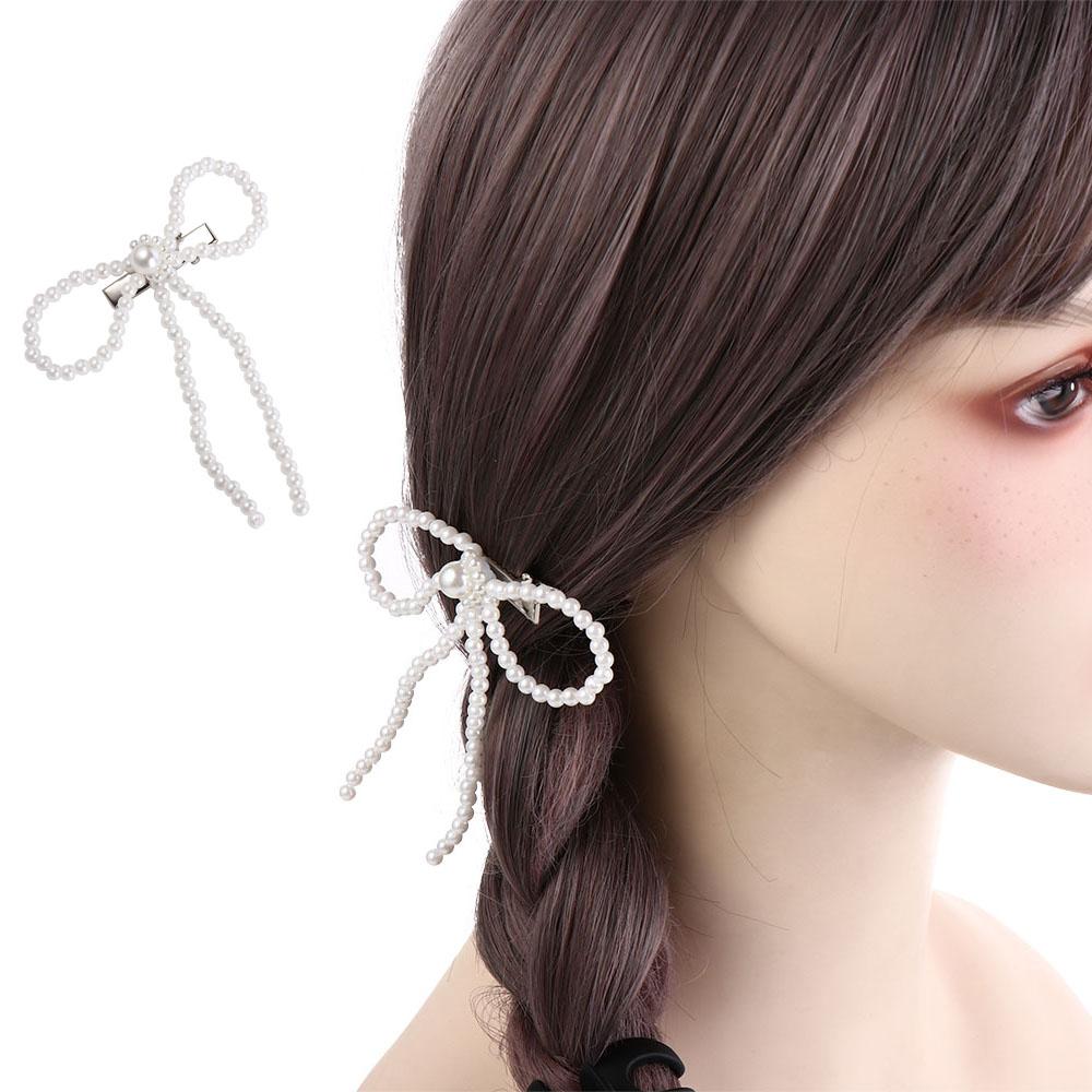 Y2K Balletcore Barrettes Bowknot Pearl Tassel Duckbill Clip Hair Styling Accessories белый
Y2K Balletcore Barrettes Bowknot Pearl Tassel Duckbill Clip Hair Styling Accessories белый