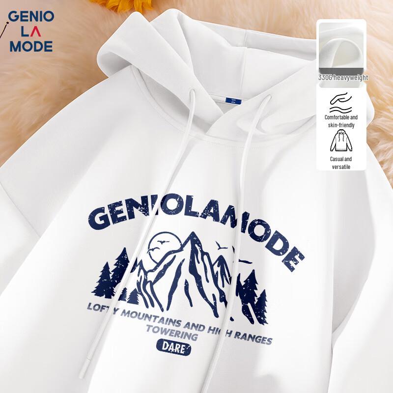 GENIOLAMODE Men s Loose Fit Hooded Logo Sweatshirt 2XL
GENIOLAMODE Men s Loose Fit Hooded Logo Sweatshirt 2XL