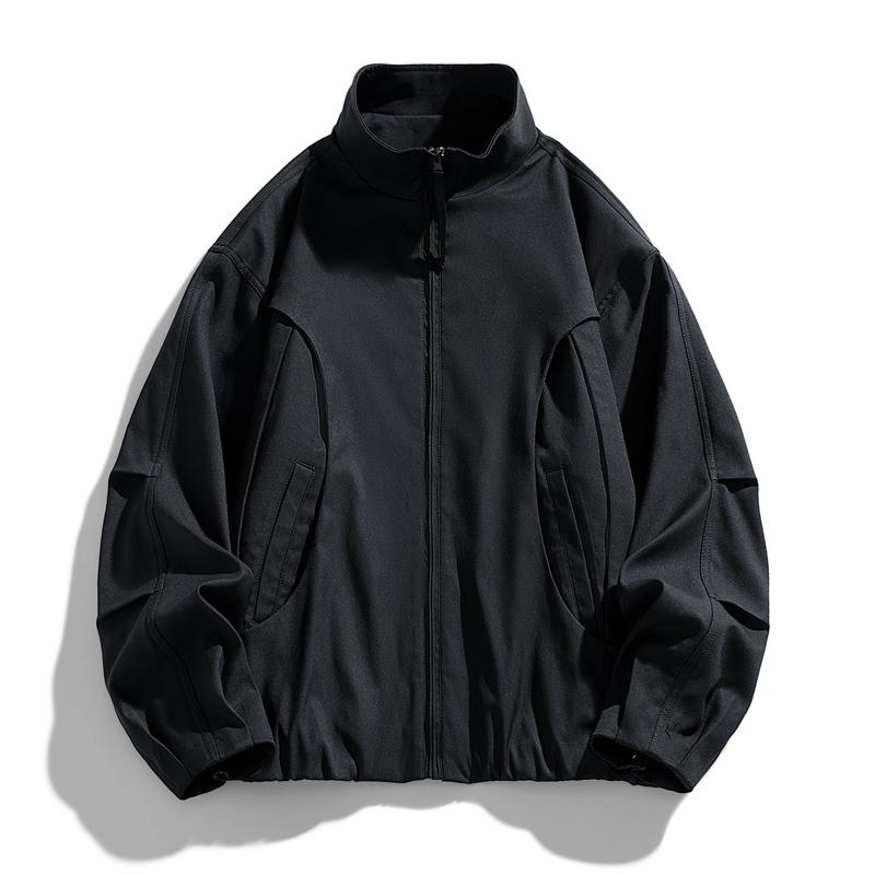 Men s Beige Stand Collar Windbreaker, Oversized Casual Jacket with Zipper Pockets, Lightweight Streetwear for Daily Wear M чорний
Men s Beige Stand Collar Windbreaker, Oversized Casual Jacket with Zipper Pockets, Lightweight Streetwear for Daily Wear M чорний