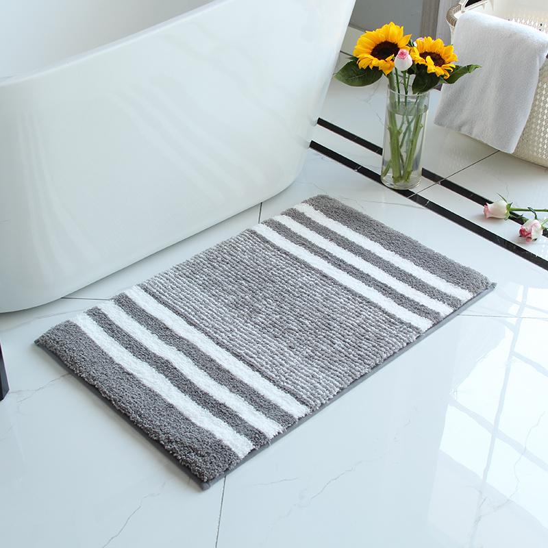 Полосатый коврик для ванной, впитывающий и быстросохнущий коврик для пола кухни, нескользящий и супермягкий коврик для входной двери, для ванной комнаты 400MMx600MM серый
Полосатый коврик для ванной, впитывающий и быстросохнущий коврик для пола кухни, нескользящий и супермягкий коврик для входной двери, для ванной комнаты 400MMx600MM серый