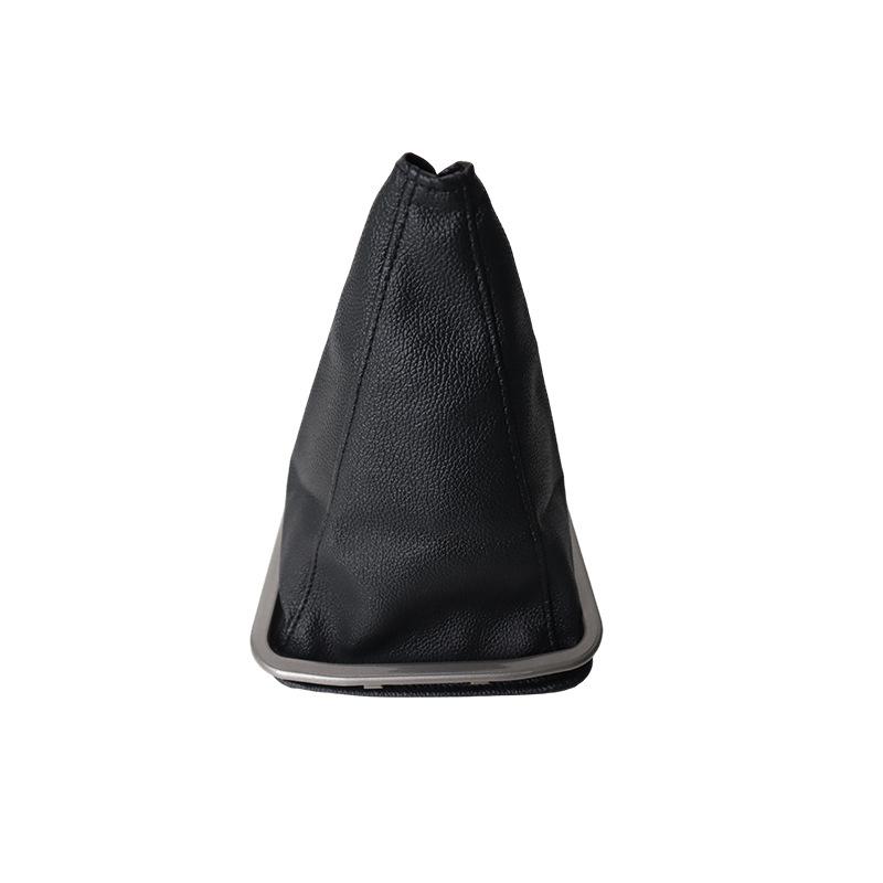 Black Leather Gear Shift Knob Cover with Silver Trim for Lifan 520 Cars
Black Leather Gear Shift Knob Cover with Silver Trim for Lifan 520 Cars