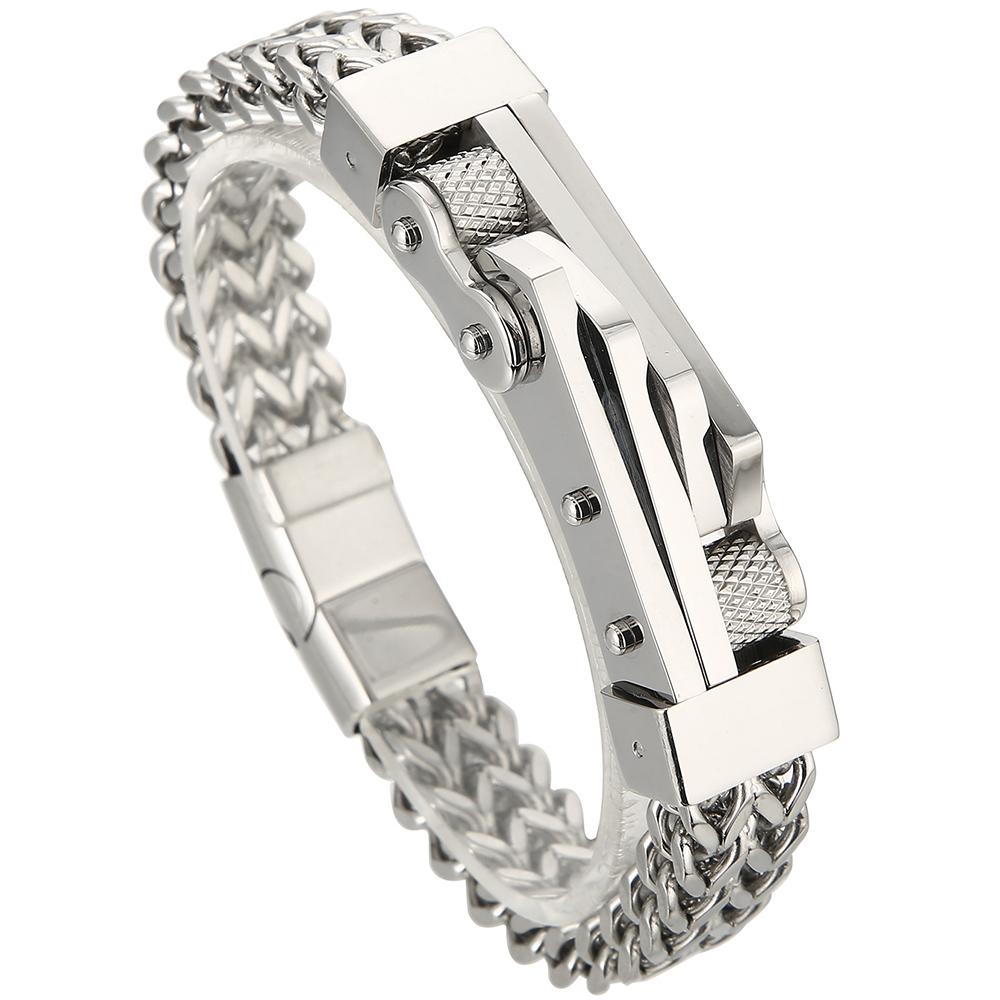 Gold Color Bicycle Chain Bracelet for Man 316L Stainless Steel Men s on Hand Bracelets with Magnet Clasp Rock N Roll Jewellery 21cm
Gold Color Bicycle Chain Bracelet for Man 316L Stainless Steel Men s on Hand Bracelets with Magnet Clasp Rock N Roll Jewellery 21cm