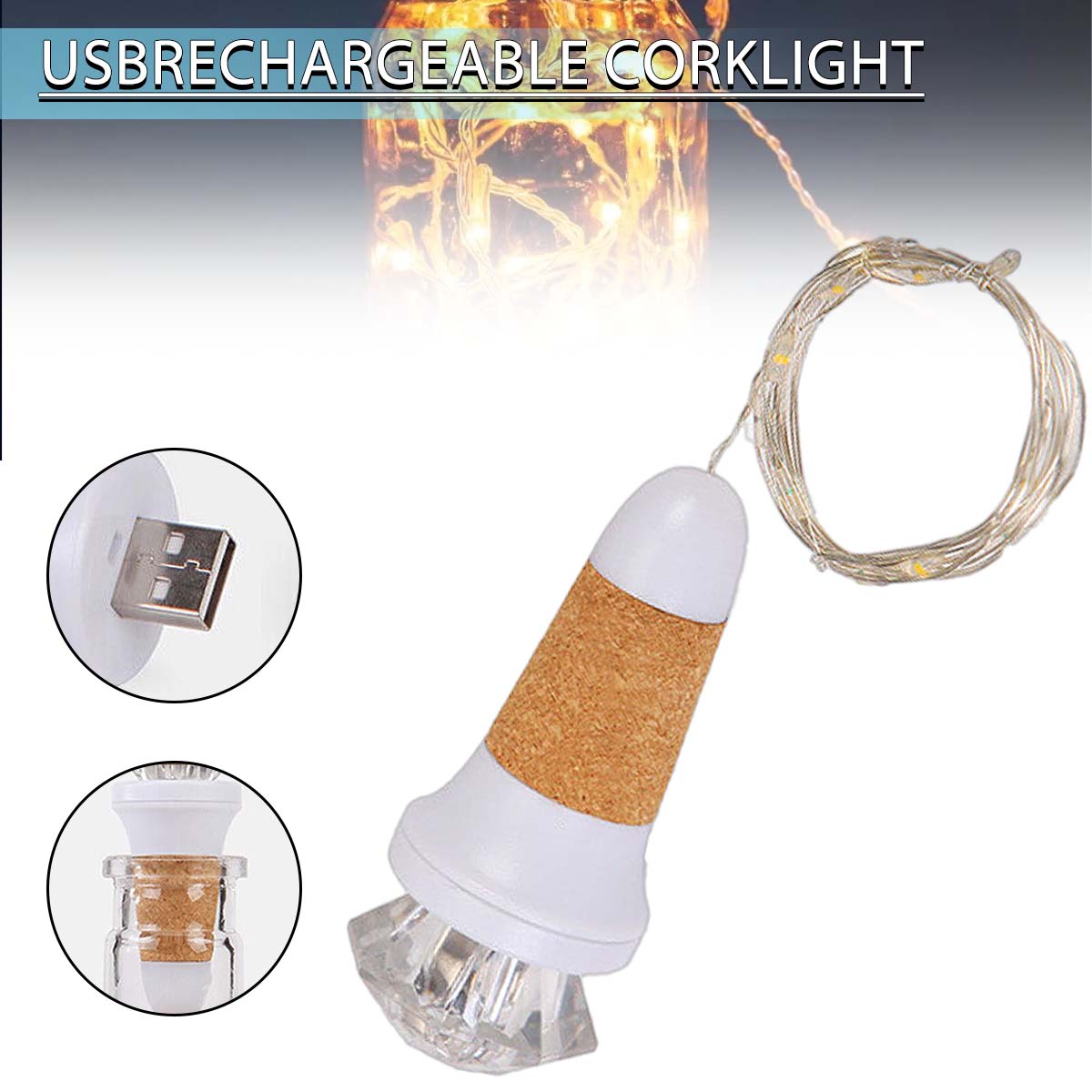 PDTO USB перезаряжаемый пробковый светильник для бутылки в форме пробки для декора рождественской вечеринки
PDTO USB перезаряжаемый пробковый светильник для бутылки в форме пробки для декора рождественской вечеринки