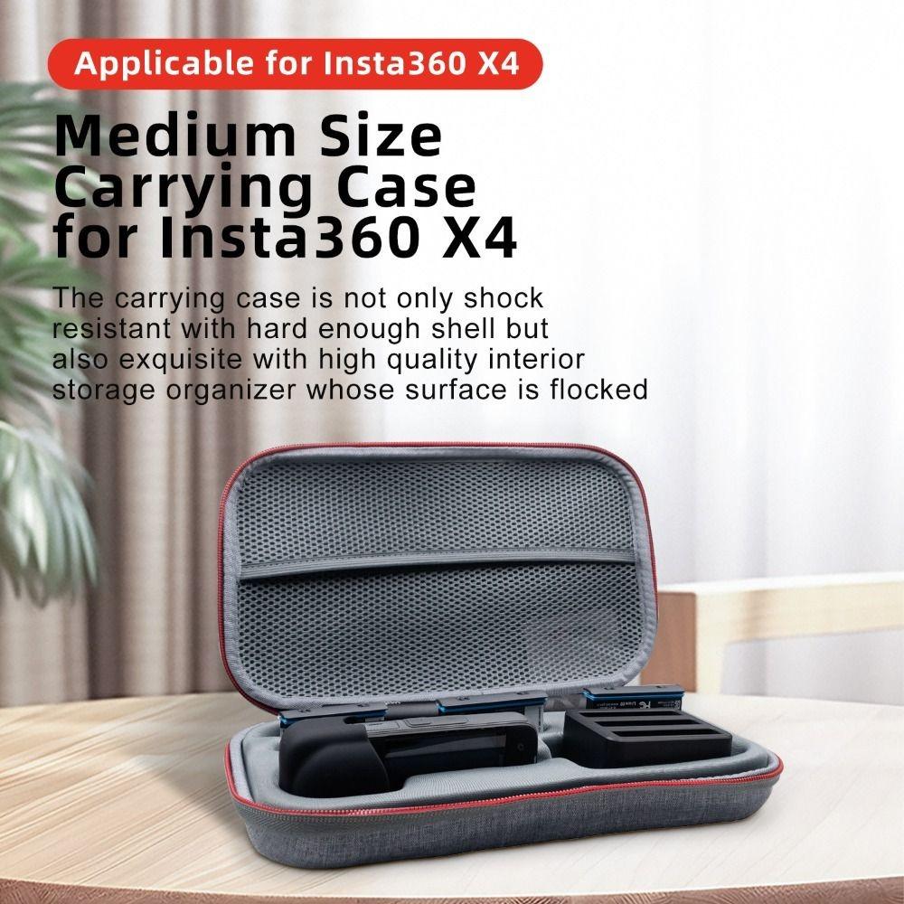 Wear-resistant Sports Camera Accessories Waterproofing Camera Bag Storage Case for Insta360 X4
Wear-resistant Sports Camera Accessories Waterproofing Camera Bag Storage Case for Insta360 X4