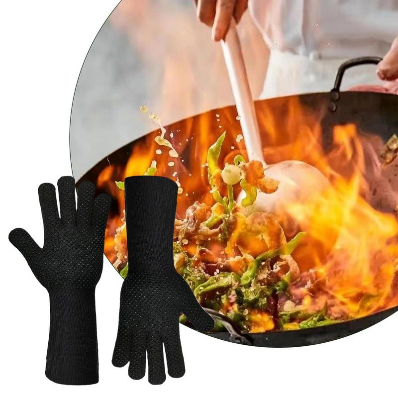 Silicone Cooking Gloves Grilling Gloves Oven Mitts With Extra Long Wrist Anti-Scald Gloves Non-Slip Baking Gloves For Home Chefs чёрный
Silicone Cooking Gloves Grilling Gloves Oven Mitts With Extra Long Wrist Anti-Scald Gloves Non-Slip Baking Gloves For Home Chefs чёрный