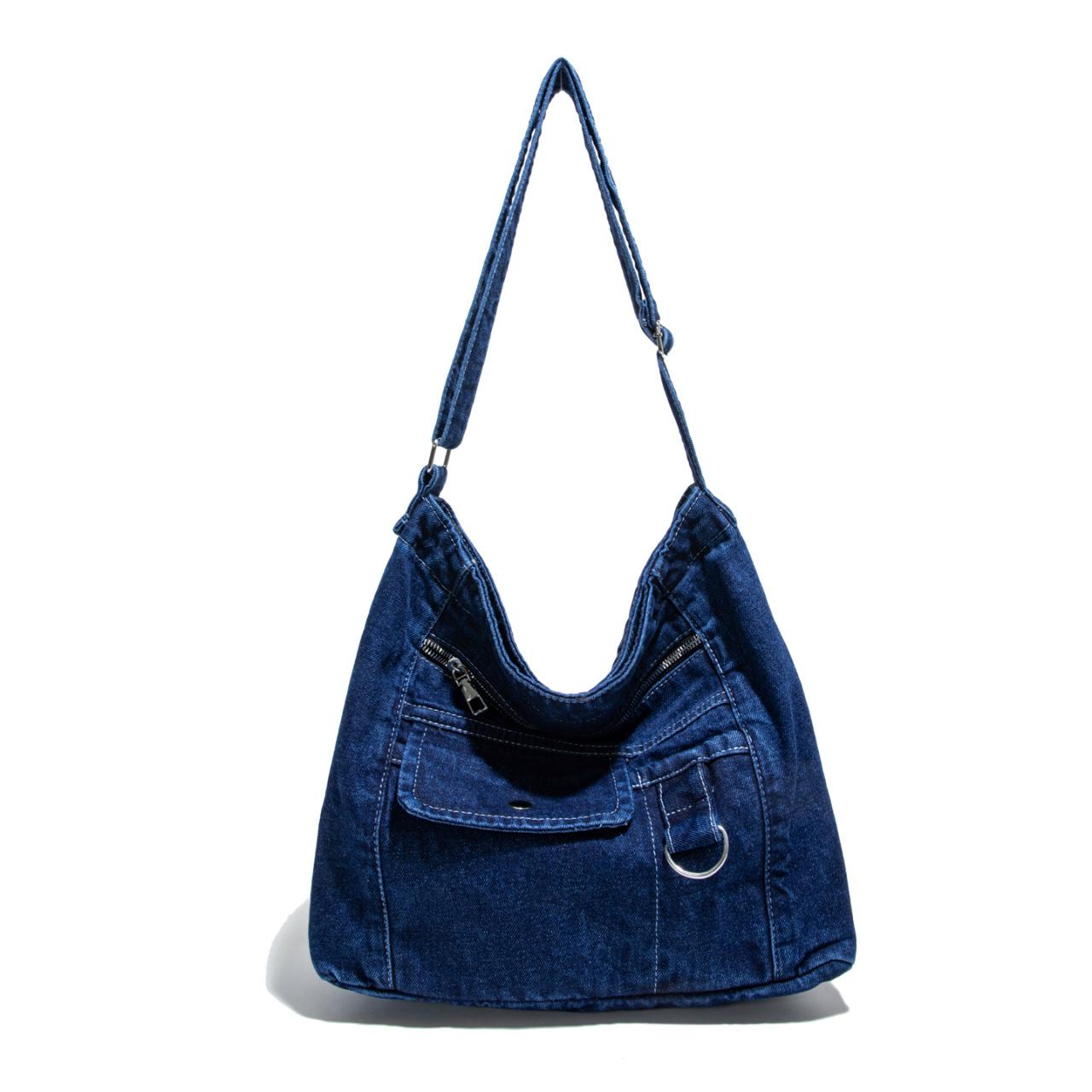 Wear-resistant denim women s tote bag for commuting, single-shoulder bag, lightweight student classic crossbody bag темно-синього кольору
Wear-resistant denim women s tote bag for commuting, single-shoulder bag, lightweight student classic crossbody bag темно-синього кольору