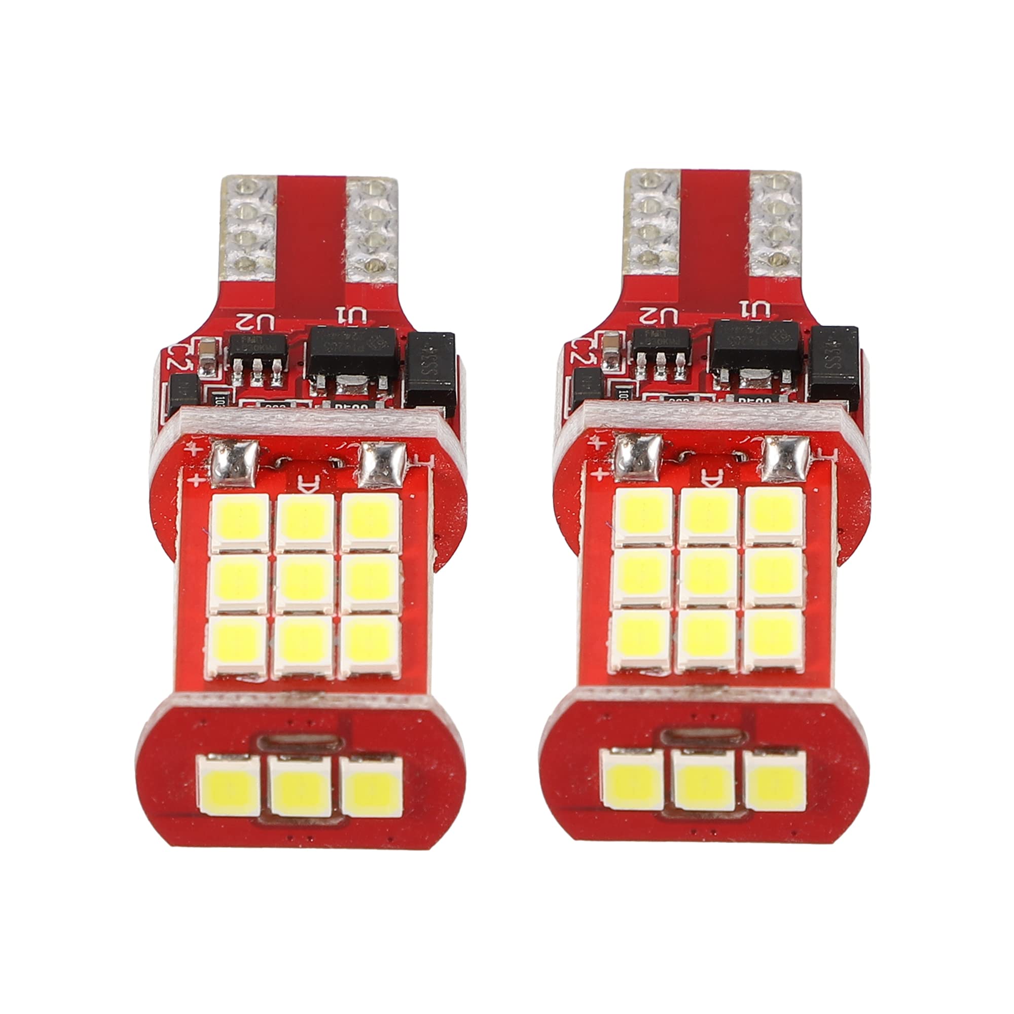 X AUTOHAUX Светодиодные лампы T15 921 Стробоскоп Мигающий 6000K Белый Светодиодная лампа подсветки Задний ход белый
X AUTOHAUX Светодиодные лампы T15 921 Стробоскоп Мигающий 6000K Белый Светодиодная лампа подсветки Задний ход белый