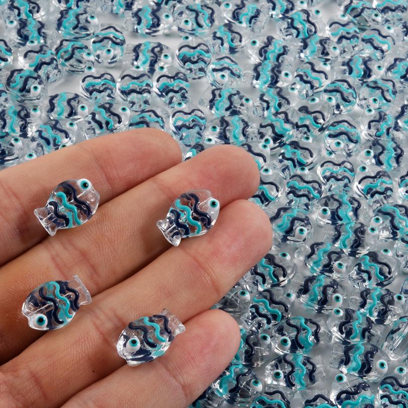 6pcs Glass Stripe Ocean Animal Fish Beads For Jewelry Making Supplies Small Hole Spacer Bead Accessories DIY Bracelets Necklace
6pcs Glass Stripe Ocean Animal Fish Beads For Jewelry Making Supplies Small Hole Spacer Bead Accessories DIY Bracelets Necklace