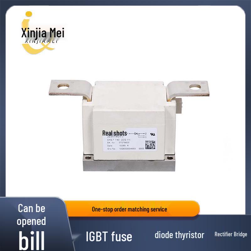 Brand New SKET400-16E/740 22GH4 Thyristor SCR Module SKET400-16E
Brand New SKET400-16E/740 22GH4 Thyristor SCR Module SKET400-16E