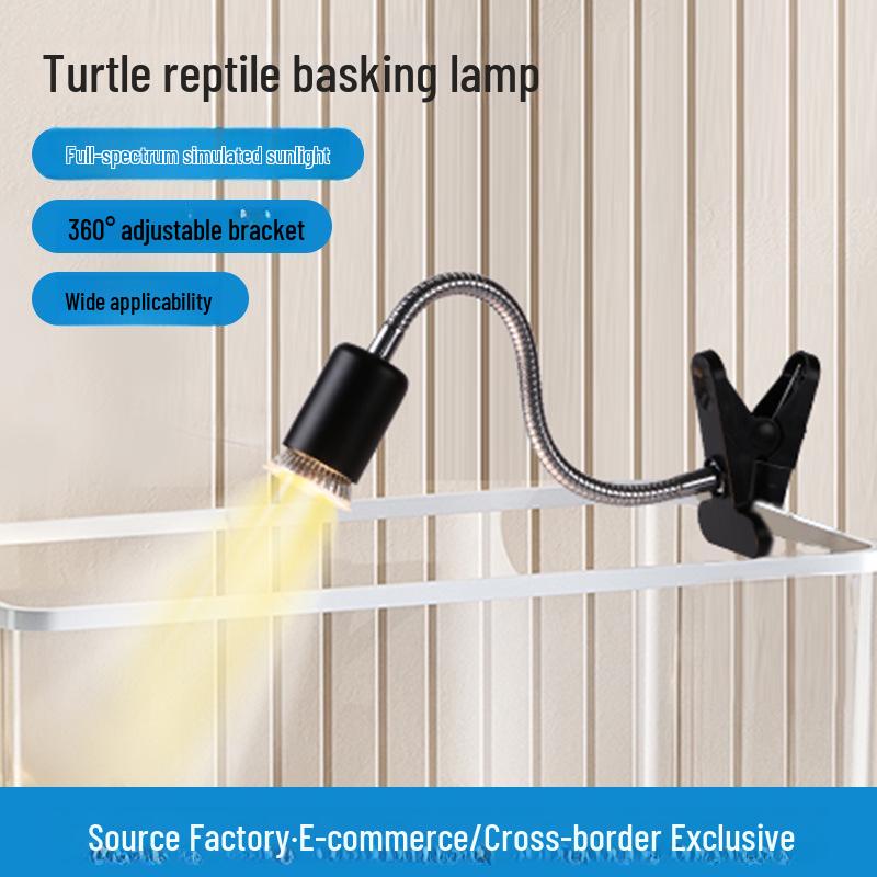 Turtle Sun & UVB Heat Lamp: Cross-border Solar UVA/UVB Clamp Lamp for Turtle Calcium & Warmth in Tanks
Turtle Sun & UVB Heat Lamp: Cross-border Solar UVA/UVB Clamp Lamp for Turtle Calcium & Warmth in Tanks