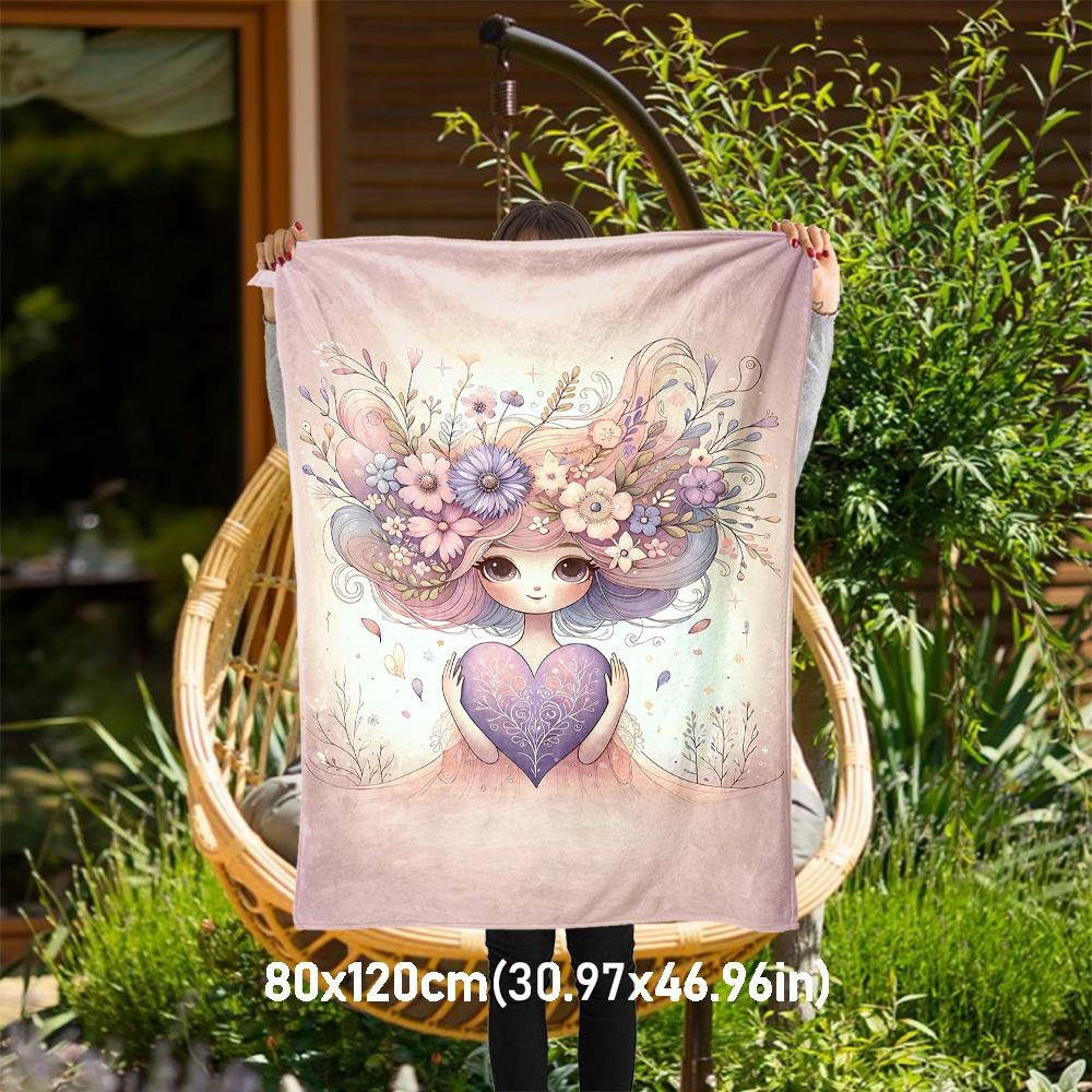 1pc flower heart Outdoor Flannel Blanket Soft Warm All-Season Throw for Sofa Bed Car Camping Office, Cozy Gift Idea1302S 80x120cm(31x47inch)
1pc flower heart Outdoor Flannel Blanket Soft Warm All-Season Throw for Sofa Bed Car Camping Office, Cozy Gift Idea1302S 80x120cm(31x47inch)