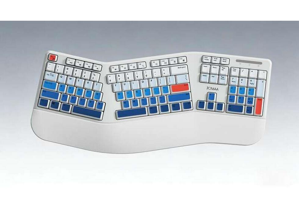 JOMAA Ergonomic Wireless 2.4G Keyboard with Wrist Rest for Gaming & Office білий
JOMAA Ergonomic Wireless 2.4G Keyboard with Wrist Rest for Gaming & Office білий