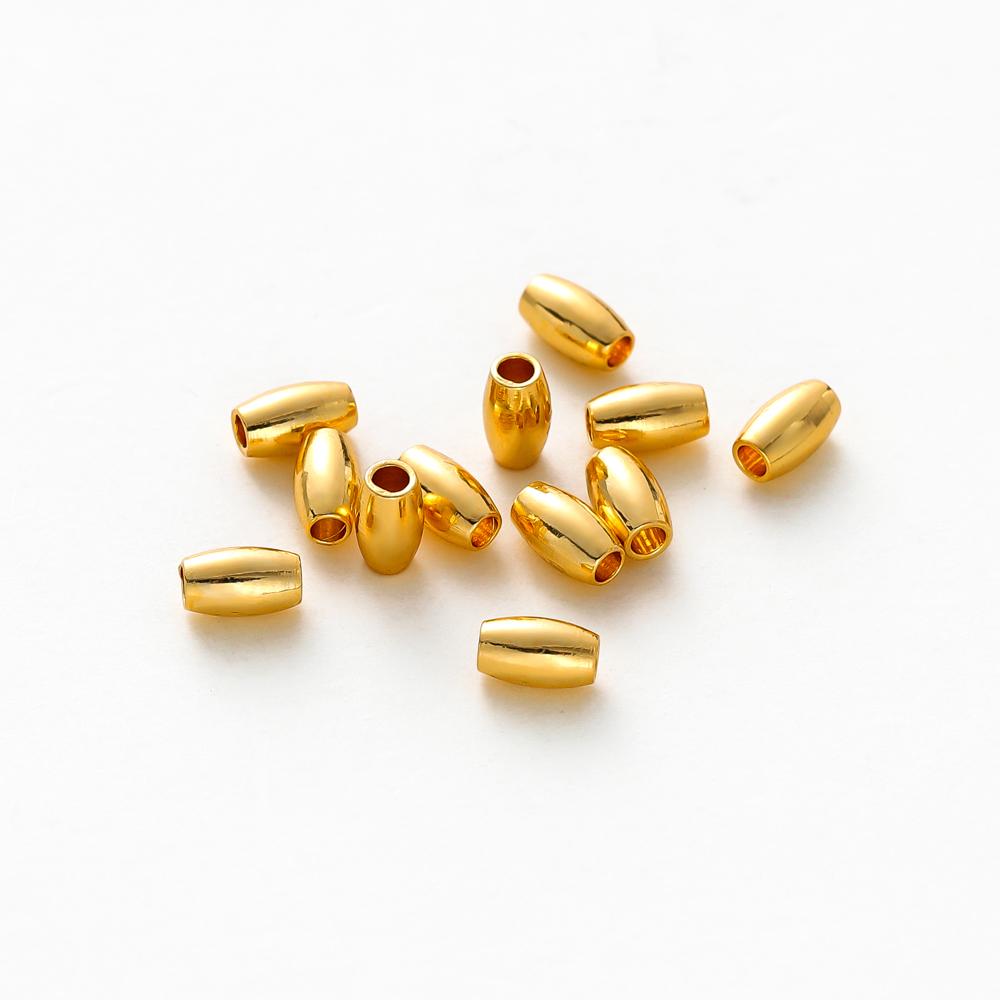 30-100Pcs 2.5-5mm 14K 18K Gold Color Plated Brass Oval Seed Beads Spacer Beads Bracelet Necklace DIY Jewelry Making Accessories 3x5mm 50pcs
30-100Pcs 2.5-5mm 14K 18K Gold Color Plated Brass Oval Seed Beads Spacer Beads Bracelet Necklace DIY Jewelry Making Accessories 3x5mm 50pcs