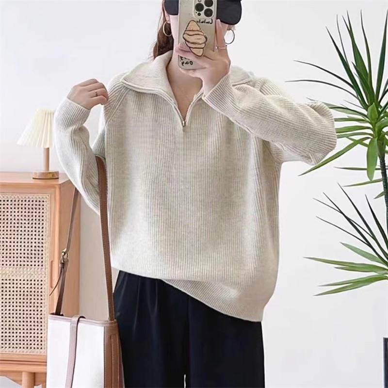 Women s Half-Zip High-Neck Sweater: Loose, Thick Knit Pullover for Autumn/Winter 2024 X-Large
Women s Half-Zip High-Neck Sweater: Loose, Thick Knit Pullover for Autumn/Winter 2024 X-Large