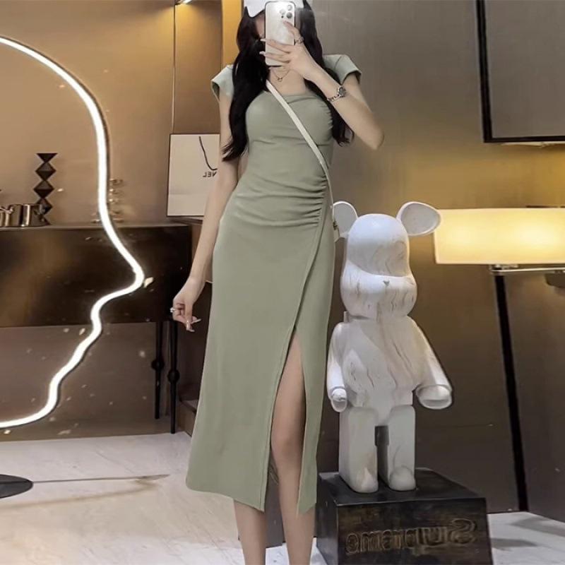 Women s Black Square Collar Slit T-Shirt Dress - Slimming Mid-Length Summer 2025 Design Extra Large
Women s Black Square Collar Slit T-Shirt Dress - Slimming Mid-Length Summer 2025 Design Extra Large