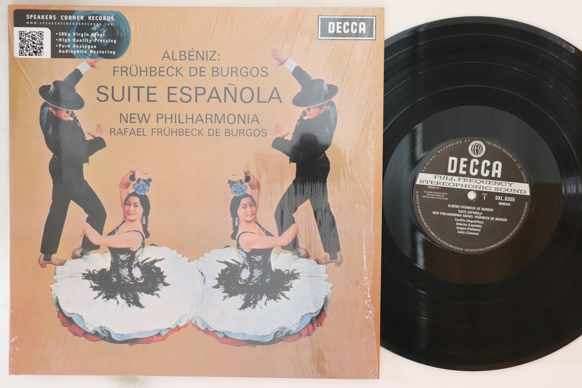 LP Record ALBENIZ FRUHBECK DE BURGOS - Suite Espanola SXL63550096355 DECCA 1993 Germany Classical Used
LP Record ALBENIZ FRUHBECK DE BURGOS - Suite Espanola SXL63550096355 DECCA 1993 Germany Classical Used
