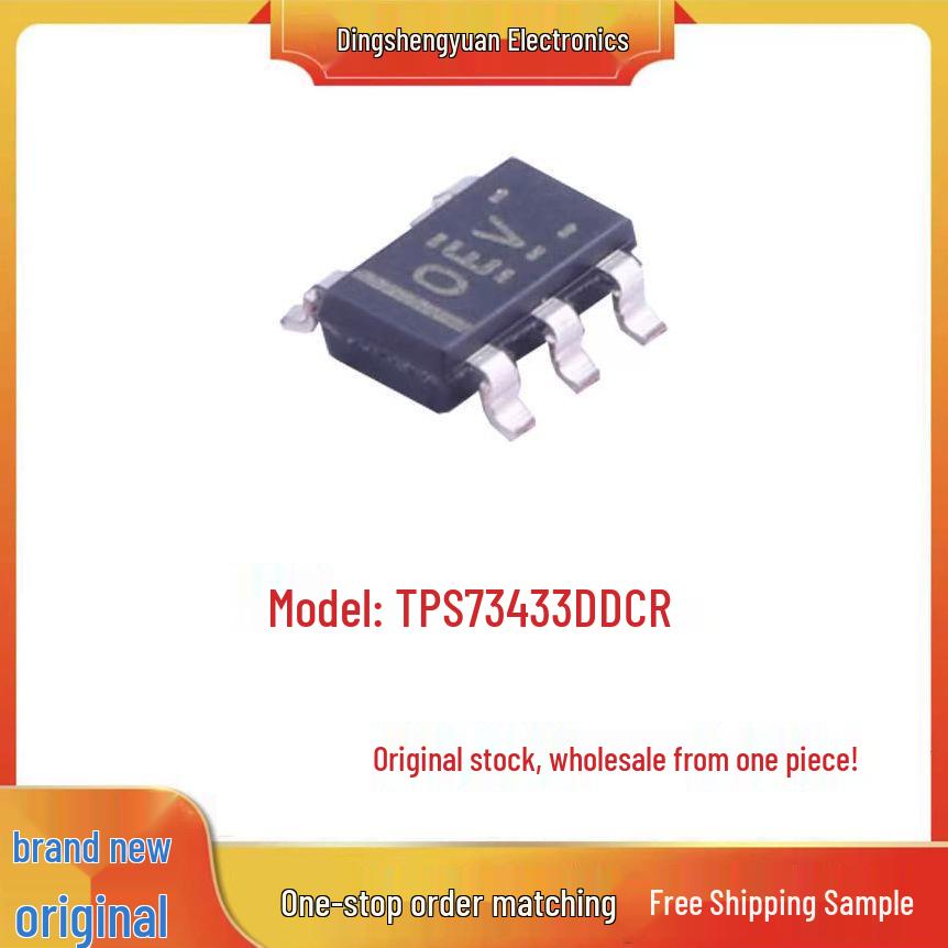New Original TPS73433DDCR Linear Regulator IC, Silk Screen OEV, SOT23-5, Direct Photography Enabled
New Original TPS73433DDCR Linear Regulator IC, Silk Screen OEV, SOT23-5, Direct Photography Enabled