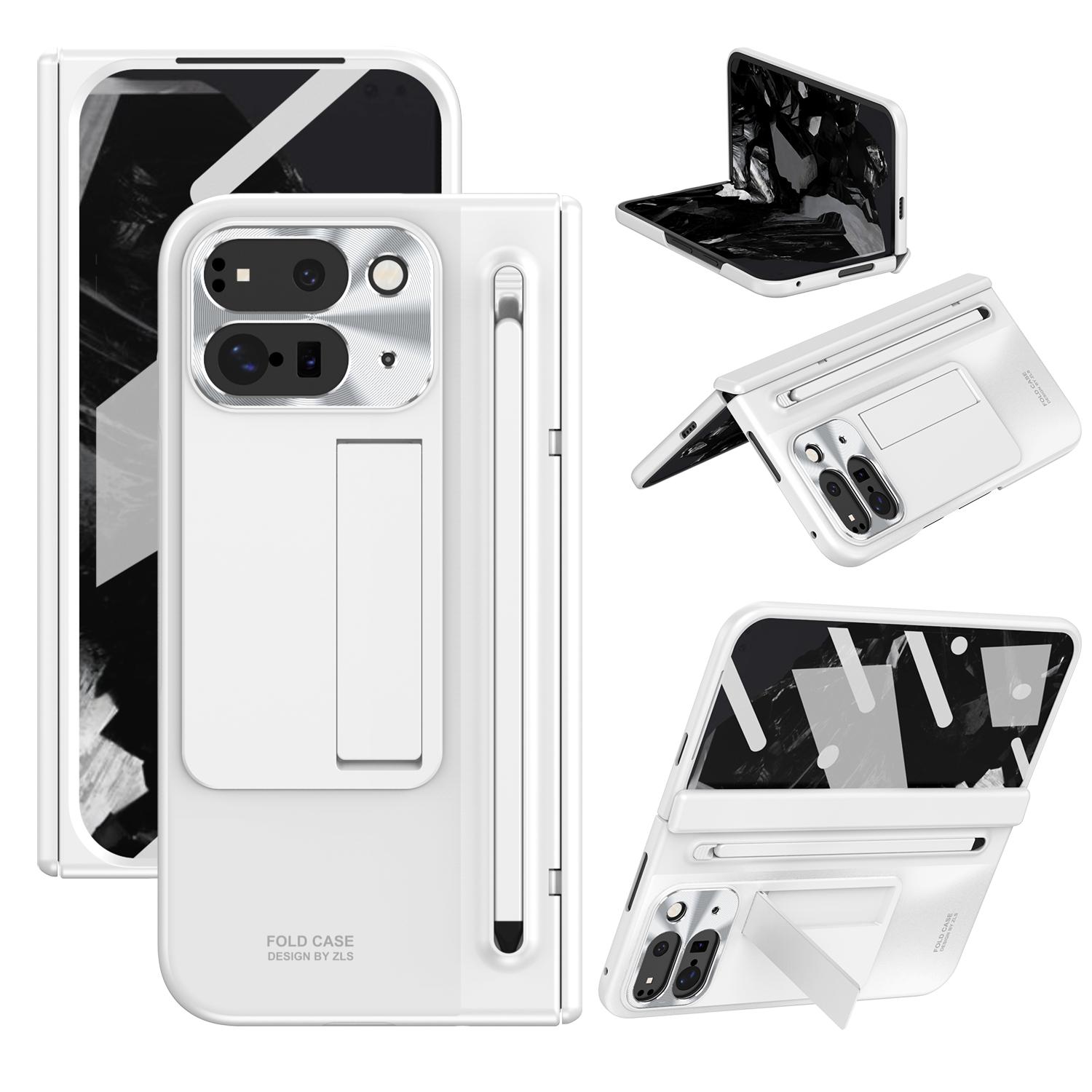For Google Pixel 10 Pro Fold Case Kickstand Hinge PC Phone Cover with Tempered Glass Film,Stylus White
For Google Pixel 10 Pro Fold Case Kickstand Hinge PC Phone Cover with Tempered Glass Film,Stylus White