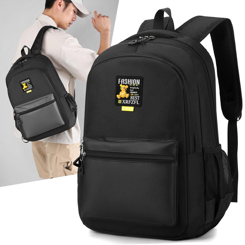 Backpack men s new fashion simple backpack junior high school high school student schoolbag college student casual computer backpack чорний
Backpack men s new fashion simple backpack junior high school high school student schoolbag college student casual computer backpack чорний