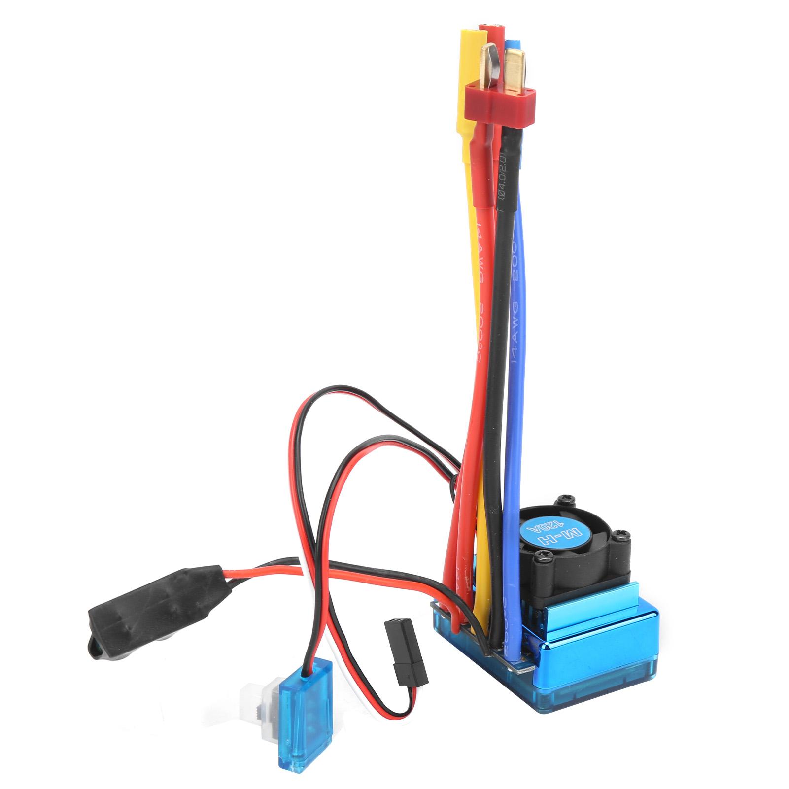 120A Brushless ESC Electric Speed Controller for 1/10 1/12 Remote Control Car Boat Parts
120A Brushless ESC Electric Speed Controller for 1/10 1/12 Remote Control Car Boat Parts