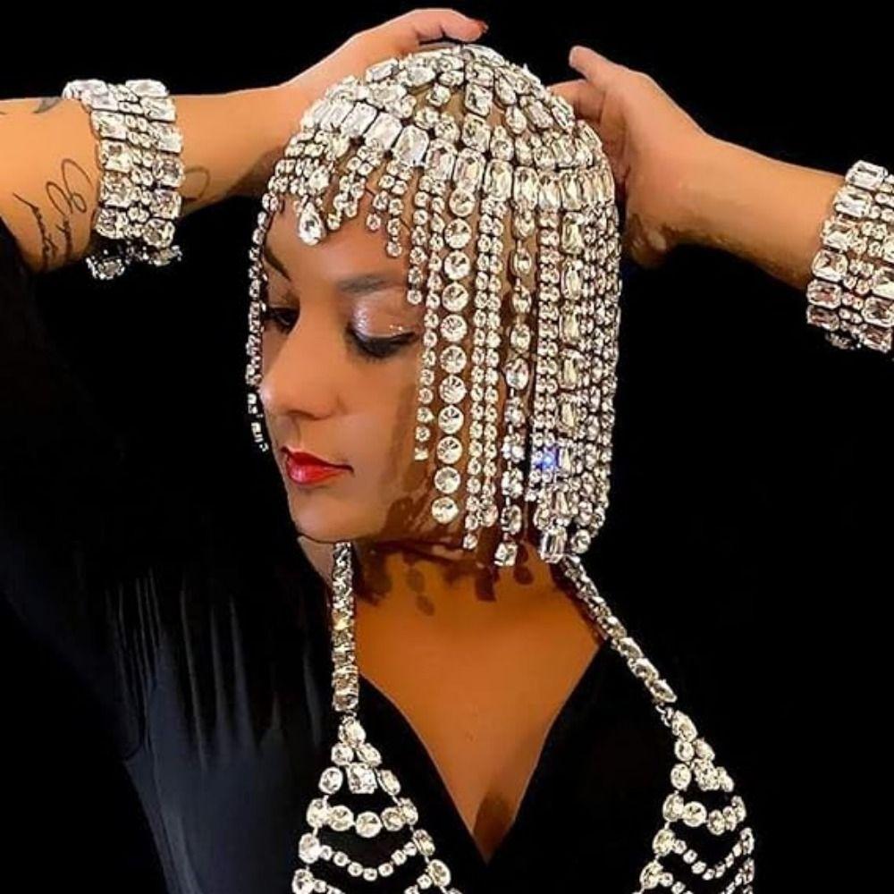 Роскошная цепочка для волос со стразами, блестящая длинная повязка на голову с кисточками, свадебный головной убор
Роскошная цепочка для волос со стразами, блестящая длинная повязка на голову с кисточками, свадебный головной убор