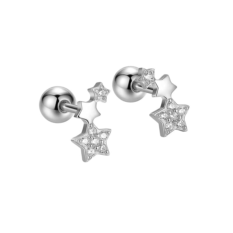 star stud earrings ladies silver 925 Compatible with metal allergies zirconia small cute earrings gold birthday mother s day anniversary Christmas
star stud earrings ladies silver 925 Compatible with metal allergies zirconia small cute earrings gold birthday mother s day anniversary Christmas