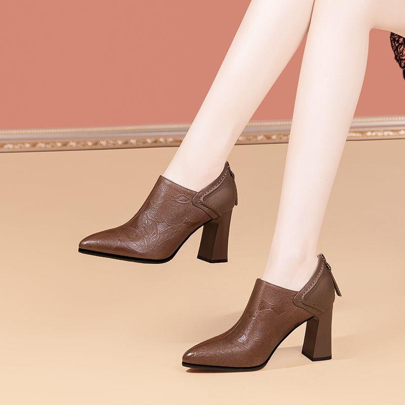 2026 Fashion Women High Heel Shoes Spring/Autumn New Pointed Toe Pumps Ankle Boots Lady Shoes 40 коричневий
2026 Fashion Women High Heel Shoes Spring/Autumn New Pointed Toe Pumps Ankle Boots Lady Shoes 40 коричневий