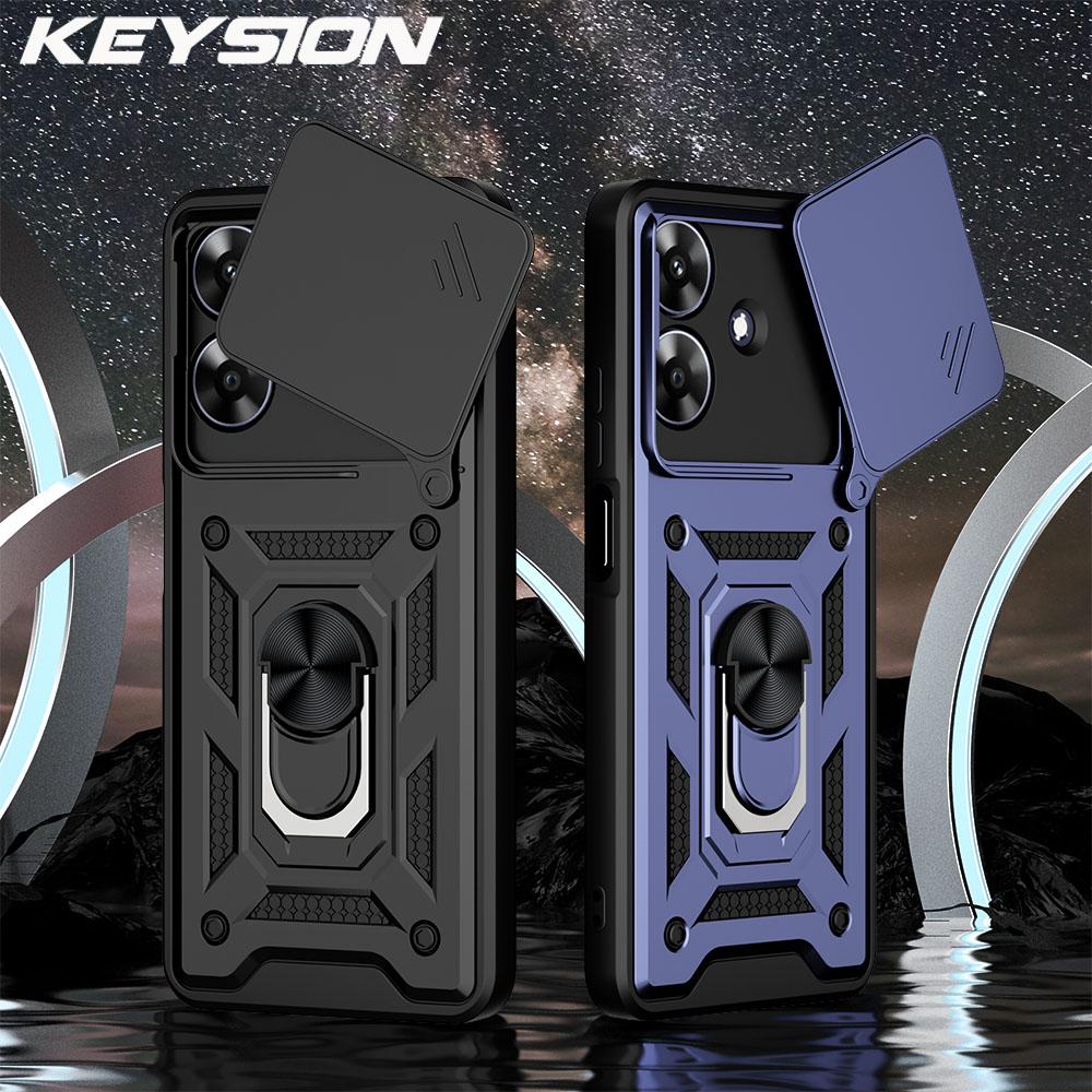 Протиударний броньований чохол KEYSION для Realme Note 60 60X Посувне захисне кільце для камери Задня кришка телефону для Realme Note 60X for Realme Note 60 чорний
Протиударний броньований чохол KEYSION для Realme Note 60 60X Посувне захисне кільце для камери Задня кришка телефону для Realme Note 60X for Realme Note 60 чорний