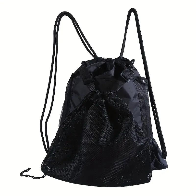 Basketball Backpack Large Capacity Outdoor Sports Bag Travel Bag Black Bag Bundle Mouth Bag Drawstring Bag Body Outdoor Sports 41X47X7cm чорний
Basketball Backpack Large Capacity Outdoor Sports Bag Travel Bag Black Bag Bundle Mouth Bag Drawstring Bag Body Outdoor Sports 41X47X7cm чорний