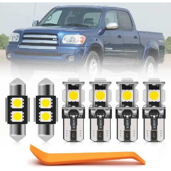 17pcs Interior LED Lights Bulb Kit for Toyota Tundra 2000 2001 2002 2003 2004 2005 2006 Super Bright 6000K White LED Interior Light Bulbs Map Dome
17pcs Interior LED Lights Bulb Kit for Toyota Tundra 2000 2001 2002 2003 2004 2005 2006 Super Bright 6000K White LED Interior Light Bulbs Map Dome