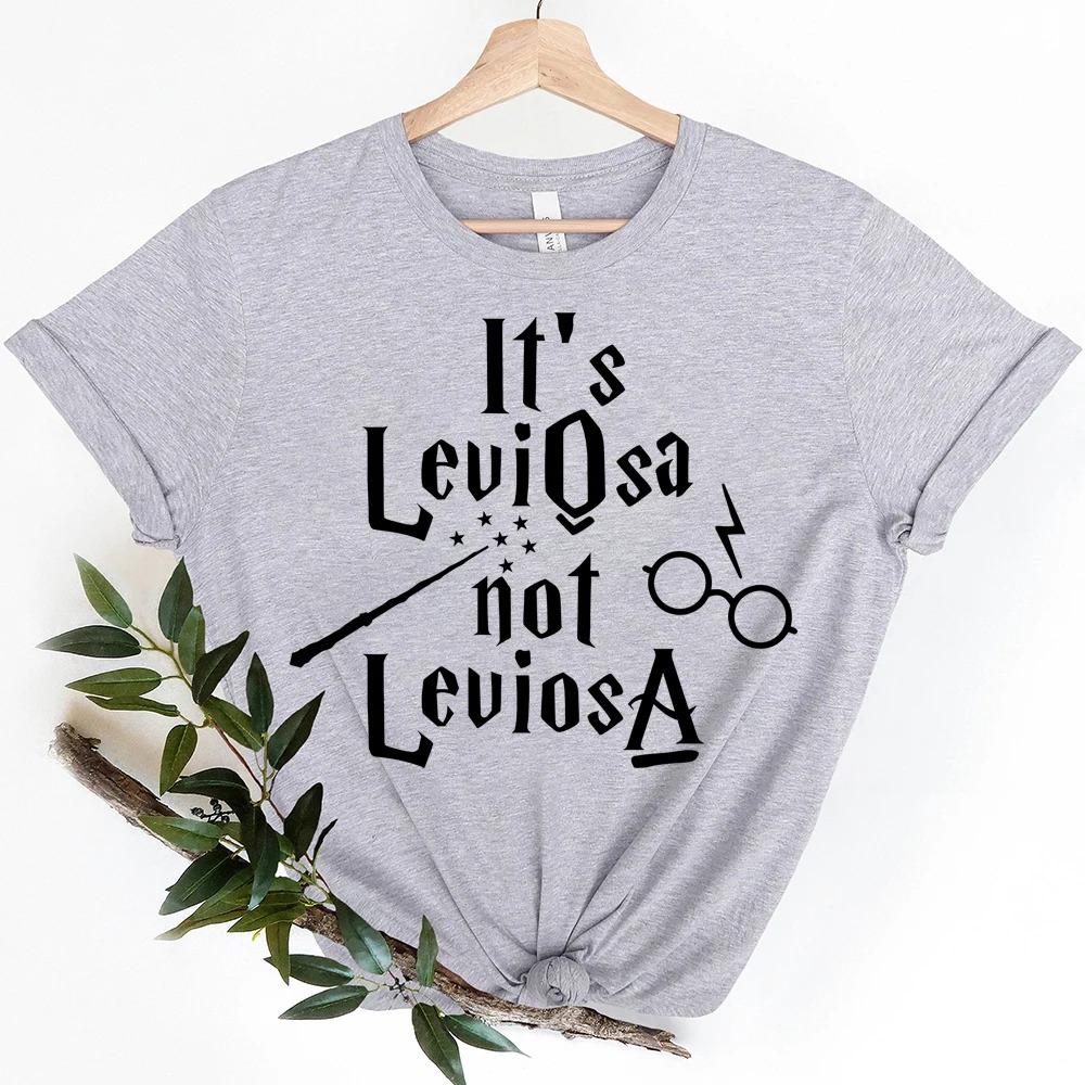 Its Leviosa Not Leviosa Wizard World Hat Short Sleeve Wizard Wand T-shirts HP Magic School Top Tee Shirt Woman Clothing Summer M
Its Leviosa Not Leviosa Wizard World Hat Short Sleeve Wizard Wand T-shirts HP Magic School Top Tee Shirt Woman Clothing Summer M
