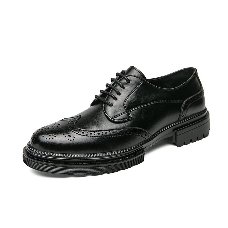 Large size spring fashion low-top leather shoes retro British style leather surface small black shoes outer wear men s lace-up leather shoes 38
Large size spring fashion low-top leather shoes retro British style leather surface small black shoes outer wear men s lace-up leather shoes 38