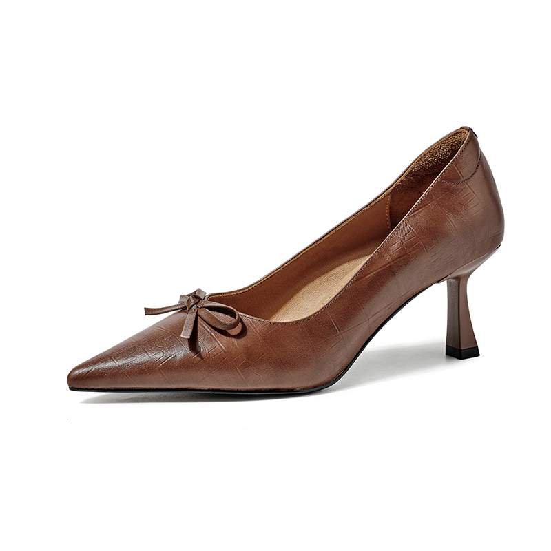 Krazing Pot Cow Skin Pointed Toe Stiletto High Heels Summer Shoes Big Size 41 Butterfly-knot Women Shallow Pumps 34
Krazing Pot Cow Skin Pointed Toe Stiletto High Heels Summer Shoes Big Size 41 Butterfly-knot Women Shallow Pumps 34