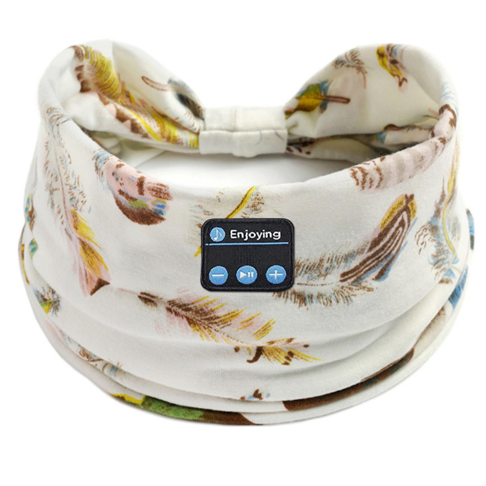 Wireless Sleeping Headphones Soft Washable Yoga Running Bluetooth Headset Headband Handsfree Music Earphone Leopard Pattern
Wireless Sleeping Headphones Soft Washable Yoga Running Bluetooth Headset Headband Handsfree Music Earphone Leopard Pattern