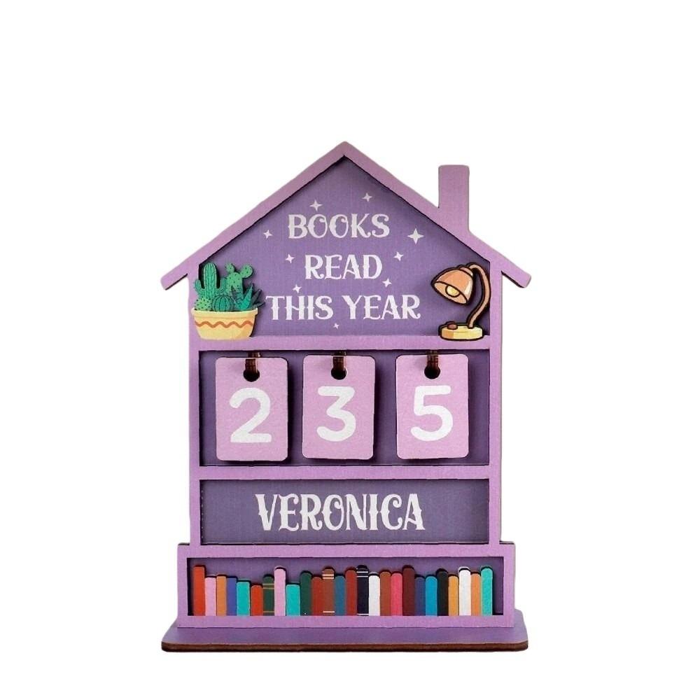Wooden Reading Challenge Tracker Read This Year Handmade Reading Tracker Hanging Signage Eco-Friendly House Design фиолетовый
Wooden Reading Challenge Tracker Read This Year Handmade Reading Tracker Hanging Signage Eco-Friendly House Design фиолетовый