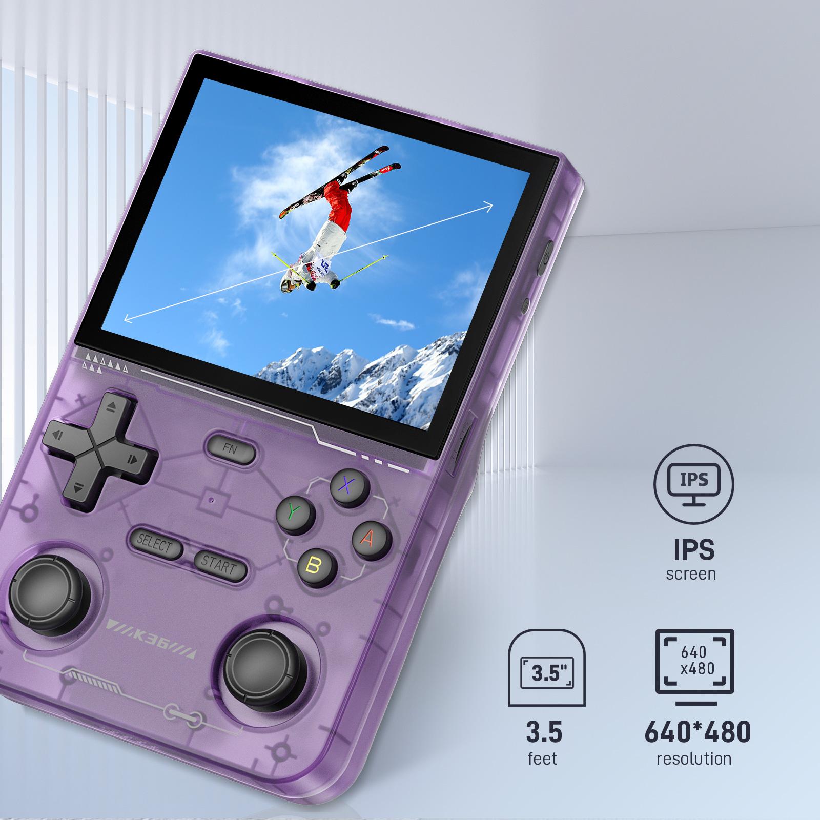 K36 Open Source Handheld Linux Gaming Console Nostalgic Arcade Game Machine with 64G Memory Card Purple
K36 Open Source Handheld Linux Gaming Console Nostalgic Arcade Game Machine with 64G Memory Card Purple