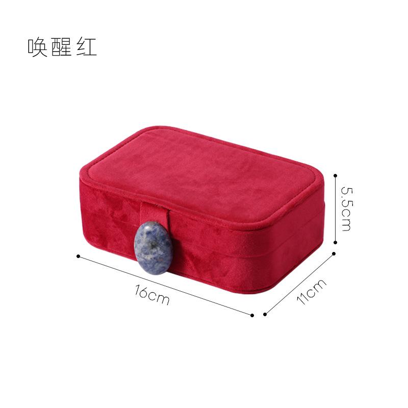 Natural Stone Velvet Jewelry Box Earrings Ring Portable Necklaces Travel Storage Jewelry Box червоний
Natural Stone Velvet Jewelry Box Earrings Ring Portable Necklaces Travel Storage Jewelry Box червоний