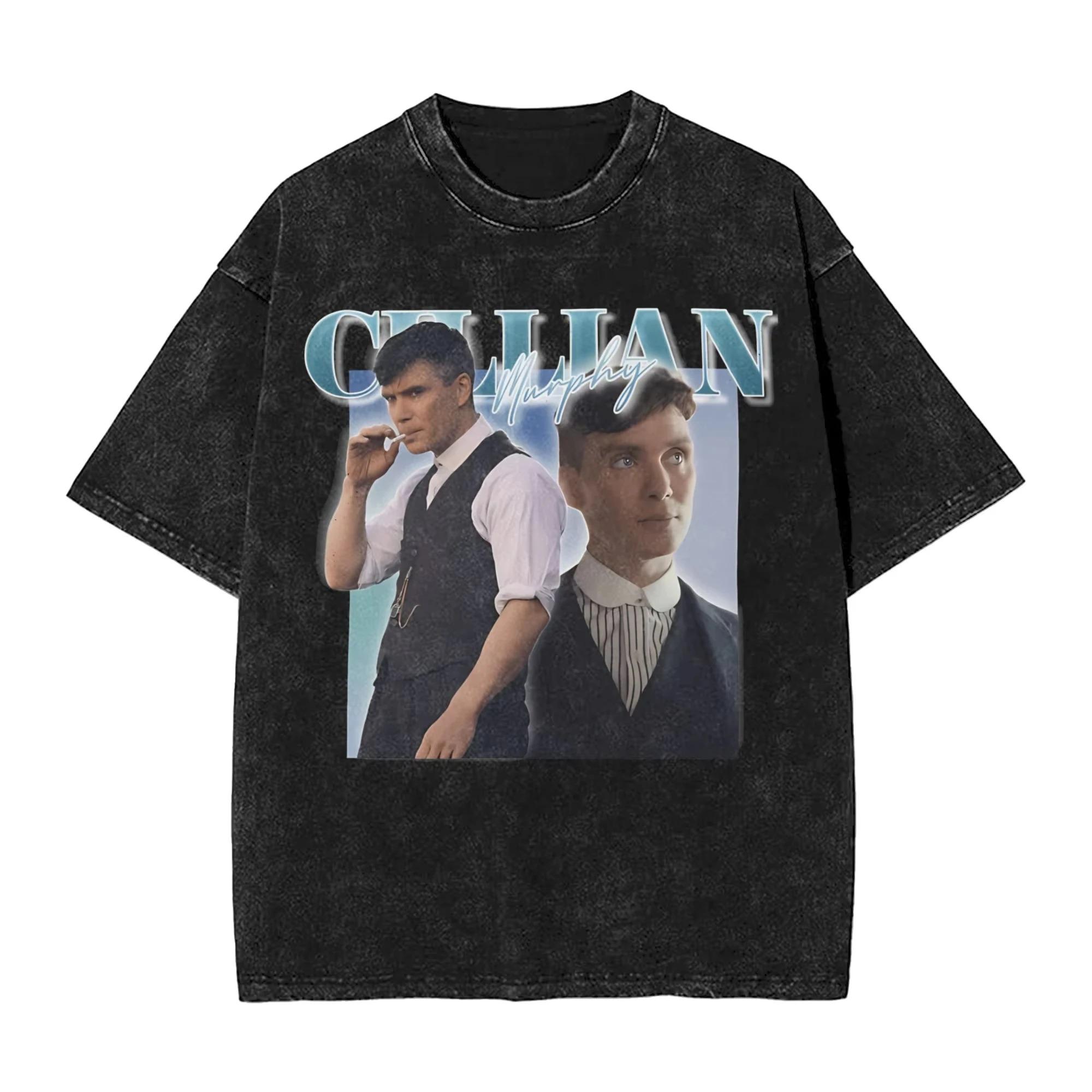 Peaky Blinders Tommy Shelby Acid Washed Oversized Tshirts Women Men Cotton YK Streetwear Fashion Round Neck Short Sleeved Tee S
Peaky Blinders Tommy Shelby Acid Washed Oversized Tshirts Women Men Cotton YK Streetwear Fashion Round Neck Short Sleeved Tee S