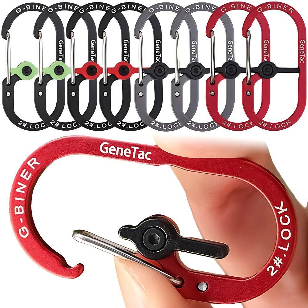 Lockable Keychain Mountaineering Buckle Aluminum Zinc Zinc Alloy Outdoor Sports Buckle Rock Climbing Style 5
Lockable Keychain Mountaineering Buckle Aluminum Zinc Zinc Alloy Outdoor Sports Buckle Rock Climbing Style 5