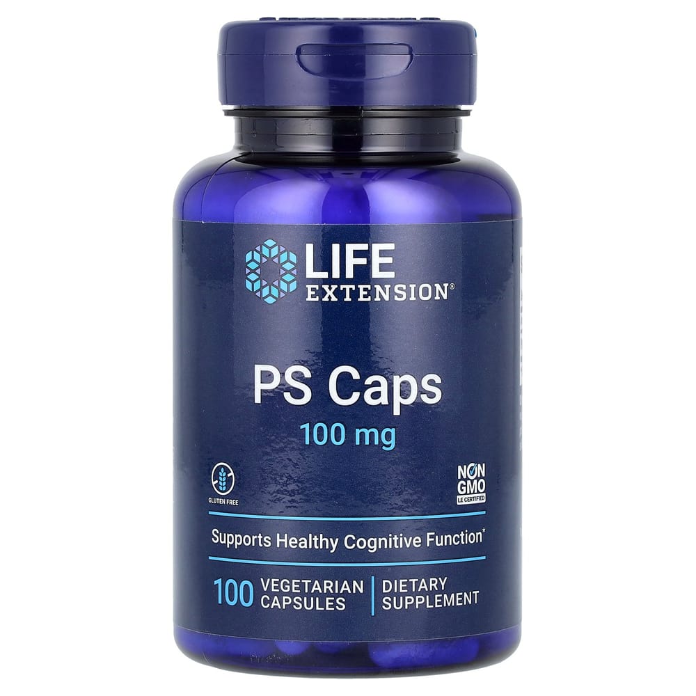 Life Extension PS Capsules 100mg, Vegetarian, 100 Counts 100 pcs - 1 ea
Life Extension PS Capsules 100mg, Vegetarian, 100 Counts 100 pcs - 1 ea